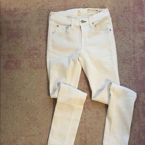 Rag & Bone white skinny jeans